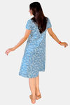 Sweetmoon Long T Shirt Nightdress - Blue — thumbnail 2